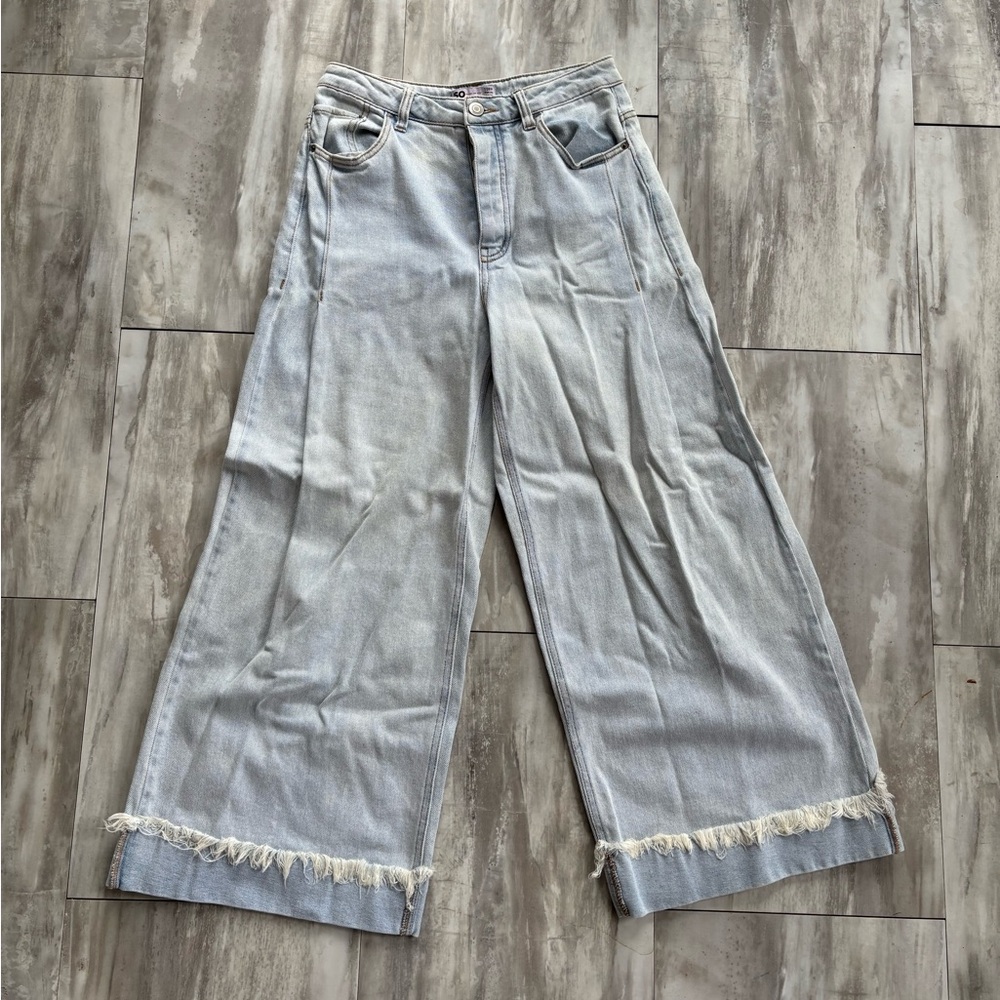 SO Light Blue Wide Leg Jeans